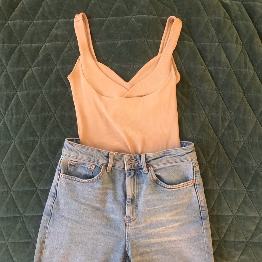 Ribbed bodysuit.